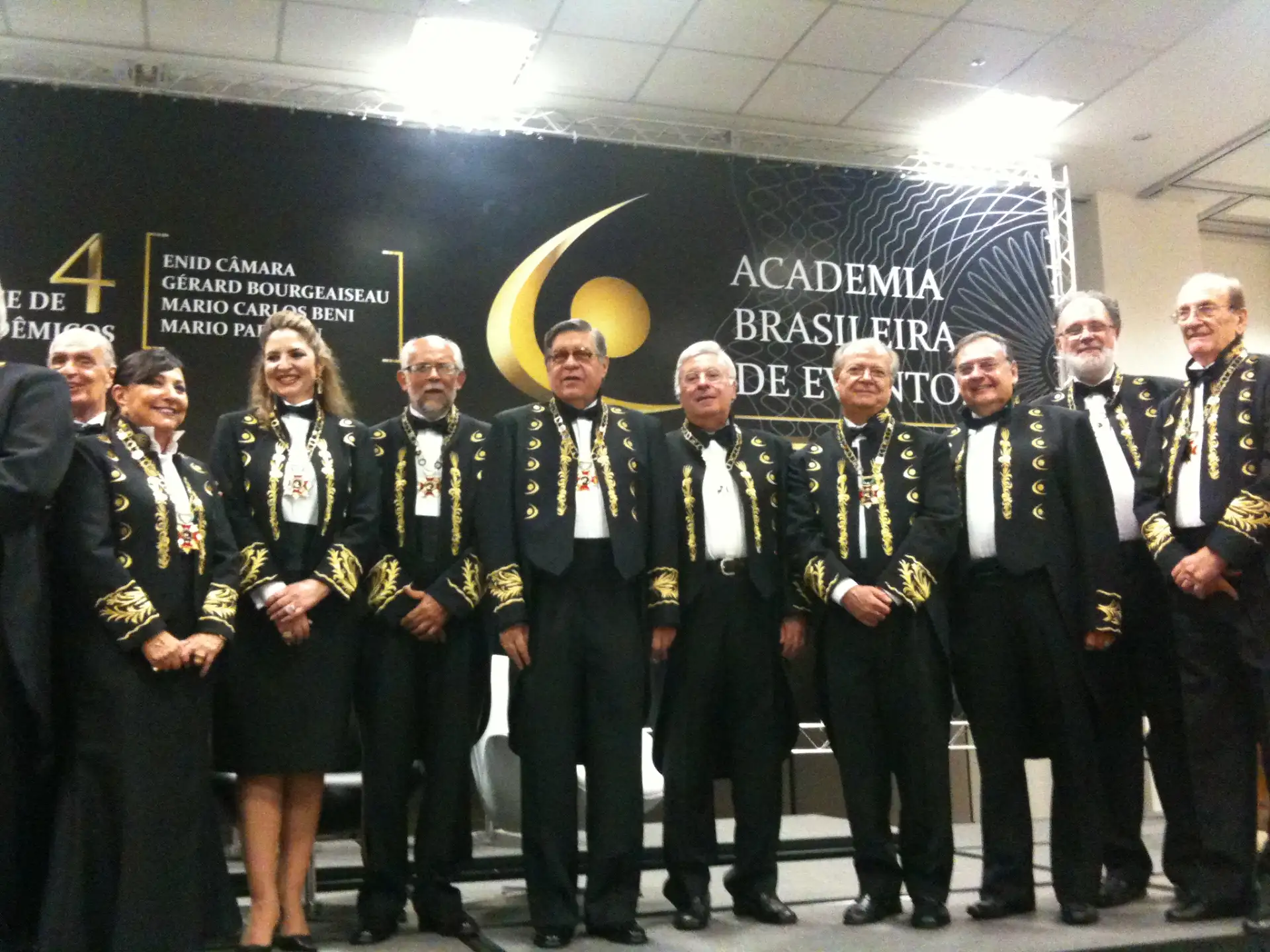 Imagem do Prof. Mario Beni eleito em 2011 para ocupar a cadeira n° 6 da Academia Brasileira de Eventos e Turismo.